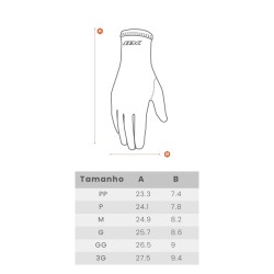LUVA THERMIC X11 SEGUNDA PELE MOTOCICLISTA